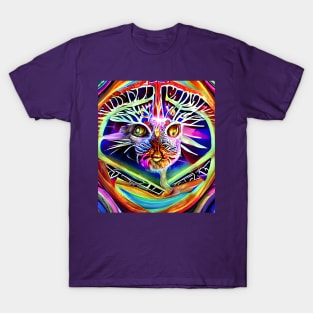 Self-Transforming Alien - Trippy Psychedelic Art T-Shirt